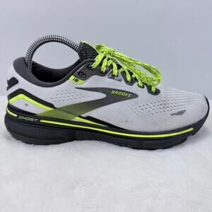 Brooks Ghost 15 Running Shoes Gray Ebony Nightlife Womens Size 8.5